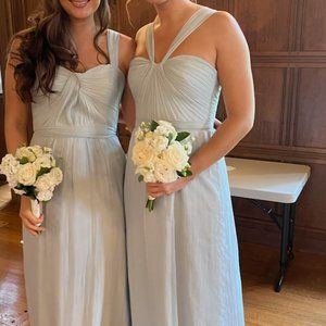 Amsale G878C Bridesmaid Dress in Ice